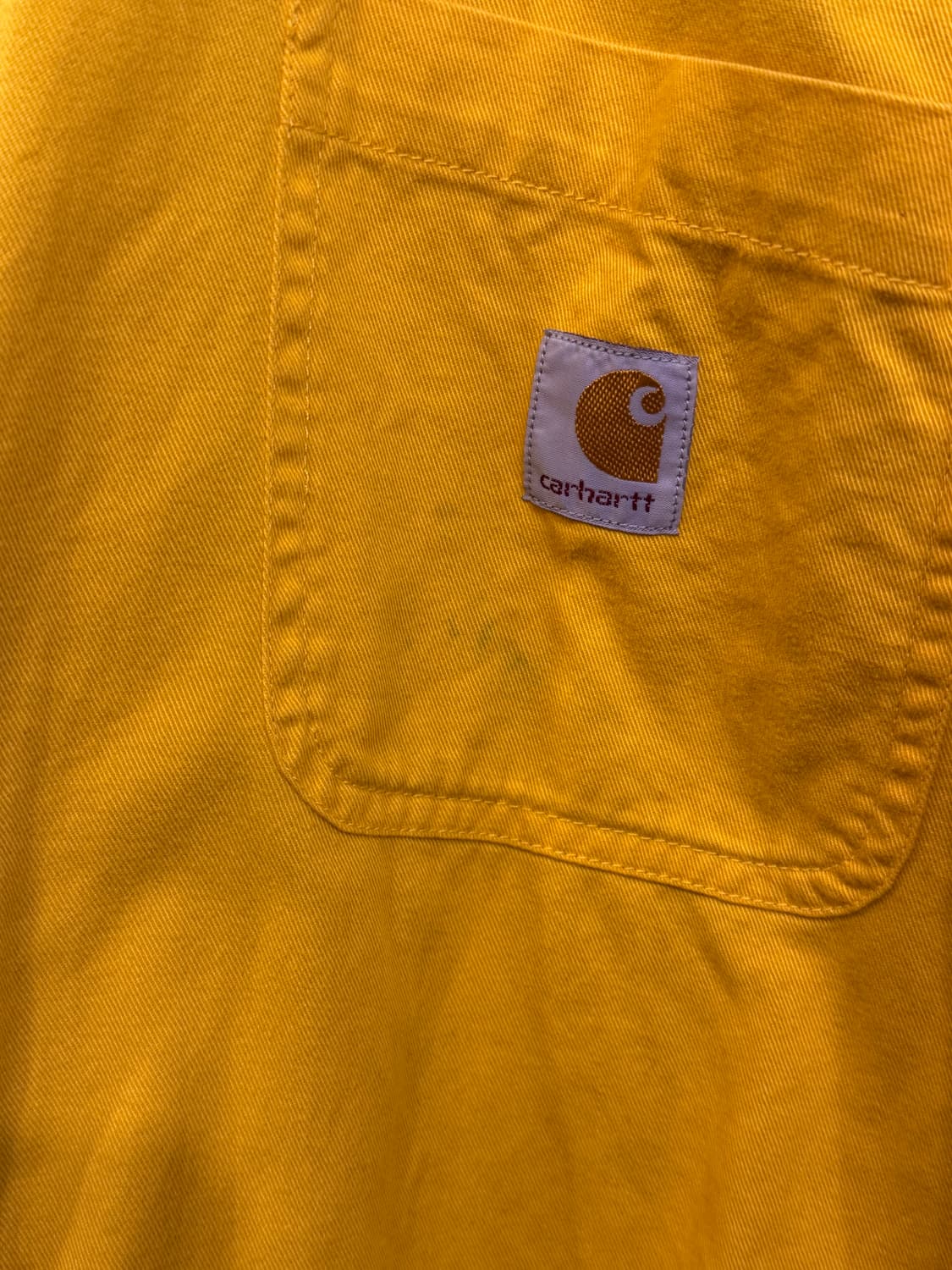 칼하트 옐로우 코튼 셔츠 상품이미지3