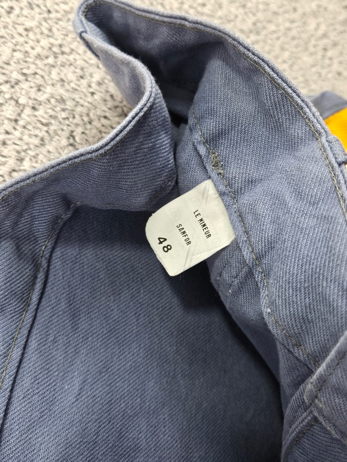 빈티지 버튼플라이 프렌치 워크 팬츠 (48 [34"추정]) / 11550 상품이미지7