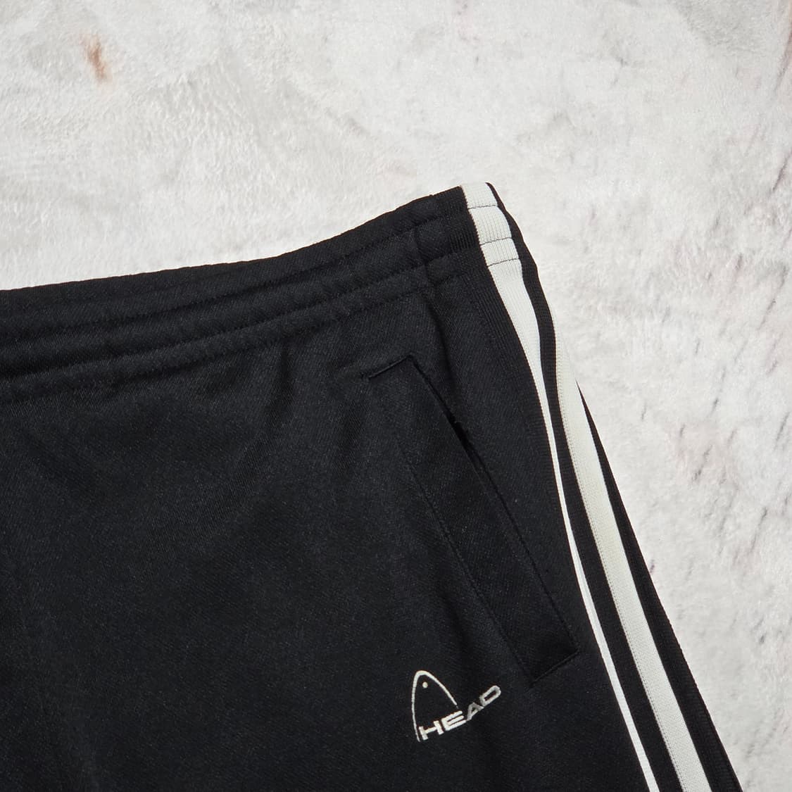 헤드 화이트 라인 블랙 트랙팬츠 상품이미지2