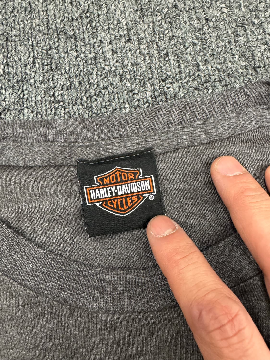 OS)할리데이비슨 빈티지 프린팅 Australia 반팔 상품이미지3