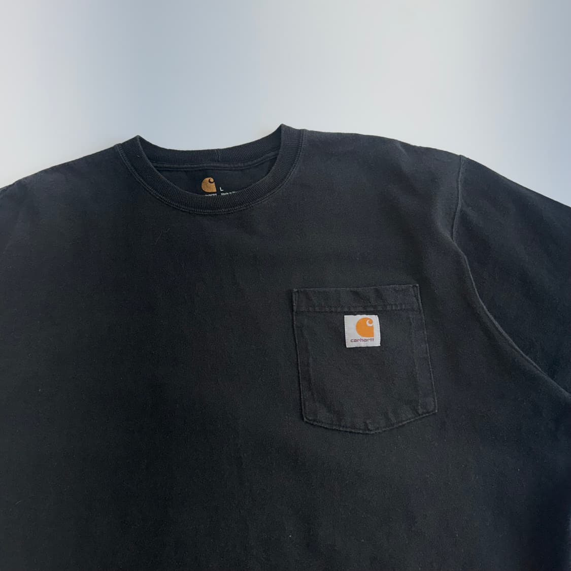Carhartt 칼하트 원포켓 블랙 반팔 상품이미지4