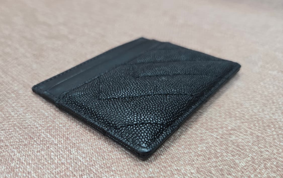 루이까또즈 블랙 퀼팅 카드지갑 상품이미지4