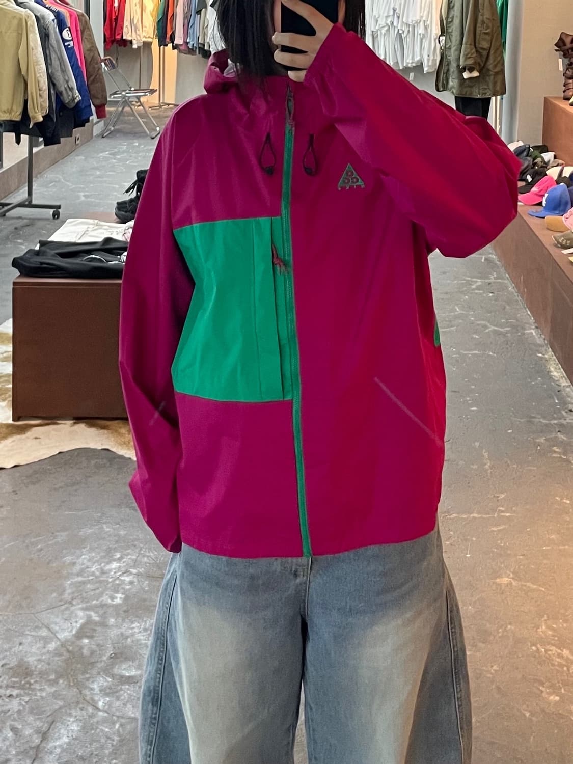 나이키 ACG 패커블 푸시아 후드자켓 H1777 상품이미지1