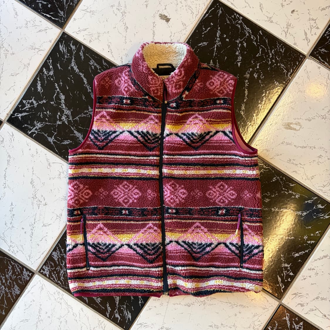 vintage fleece vest 상품이미지1