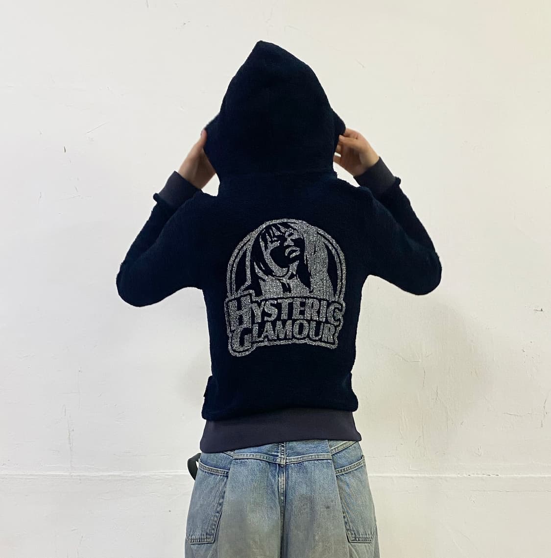 HYSTERIC GLAMOUR 히스걸 로고 후드집업 상품이미지1