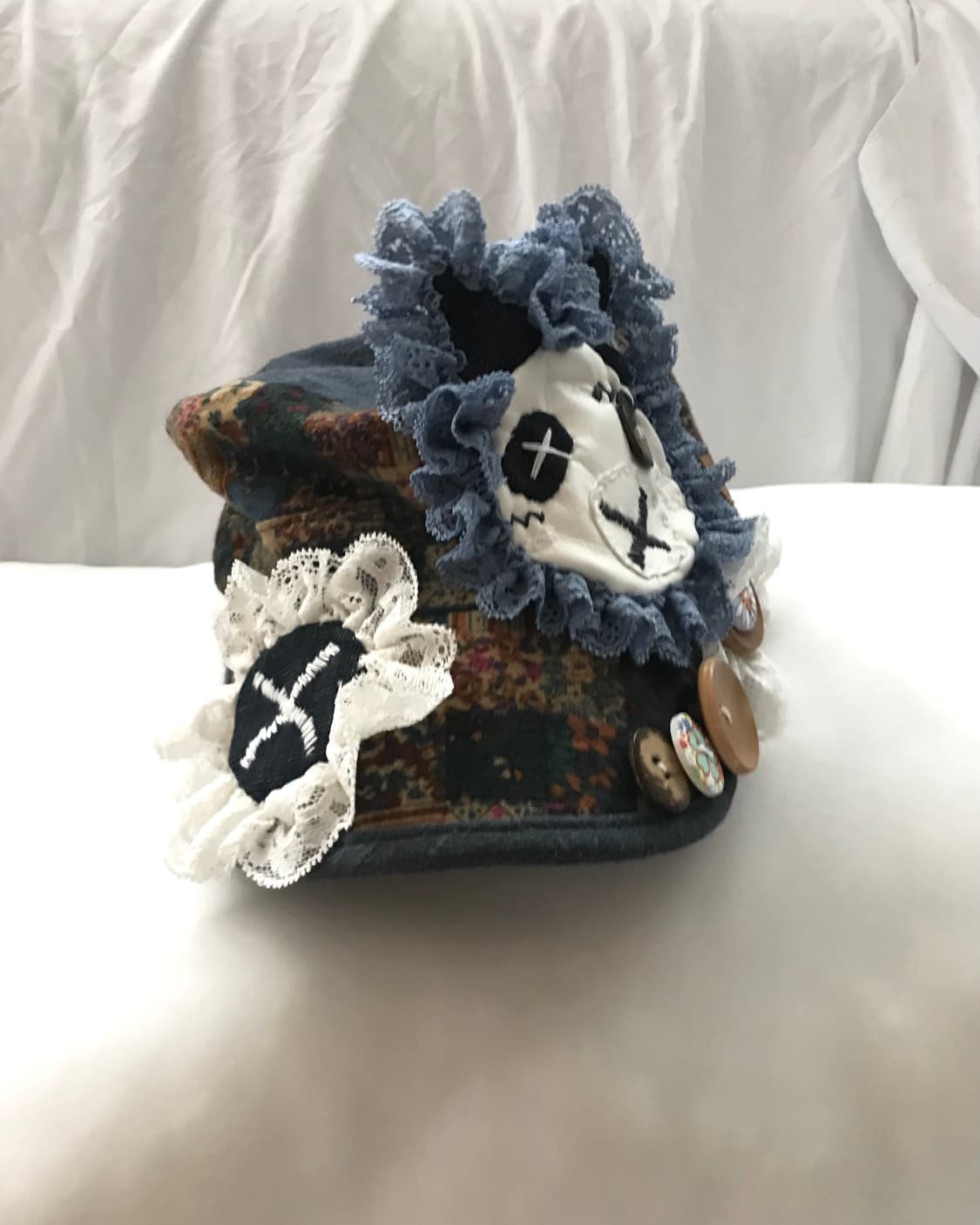 Custom🐾)Kitsch panda xX patchwork cap 상품이미지2