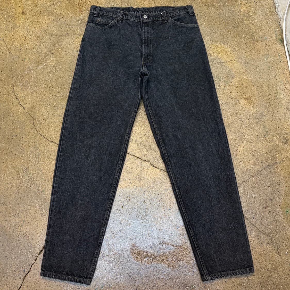 90s Made in USA 빈티지 리바이스 550 블랙진 청바지 상품이미지1