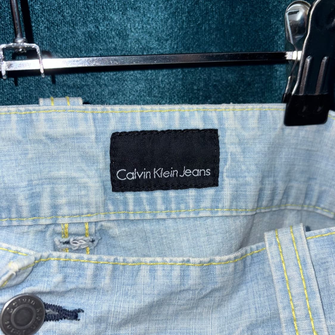 (36) 켈빈 클라인 진스 스카이블루 데님 팬츠 상품이미지6