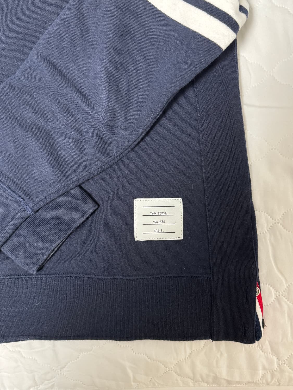 톰브라운 맨투맨 네이비 100 상태 극최상!! 상품이미지2