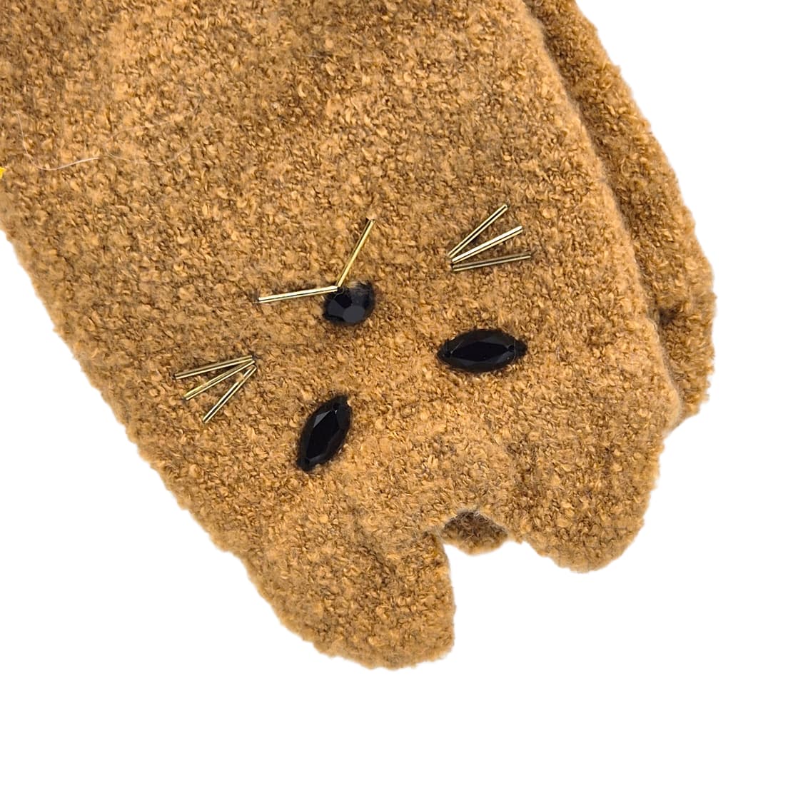 10s 안나수이 핑거리스 고양이 부클 니트 장갑 상품이미지5