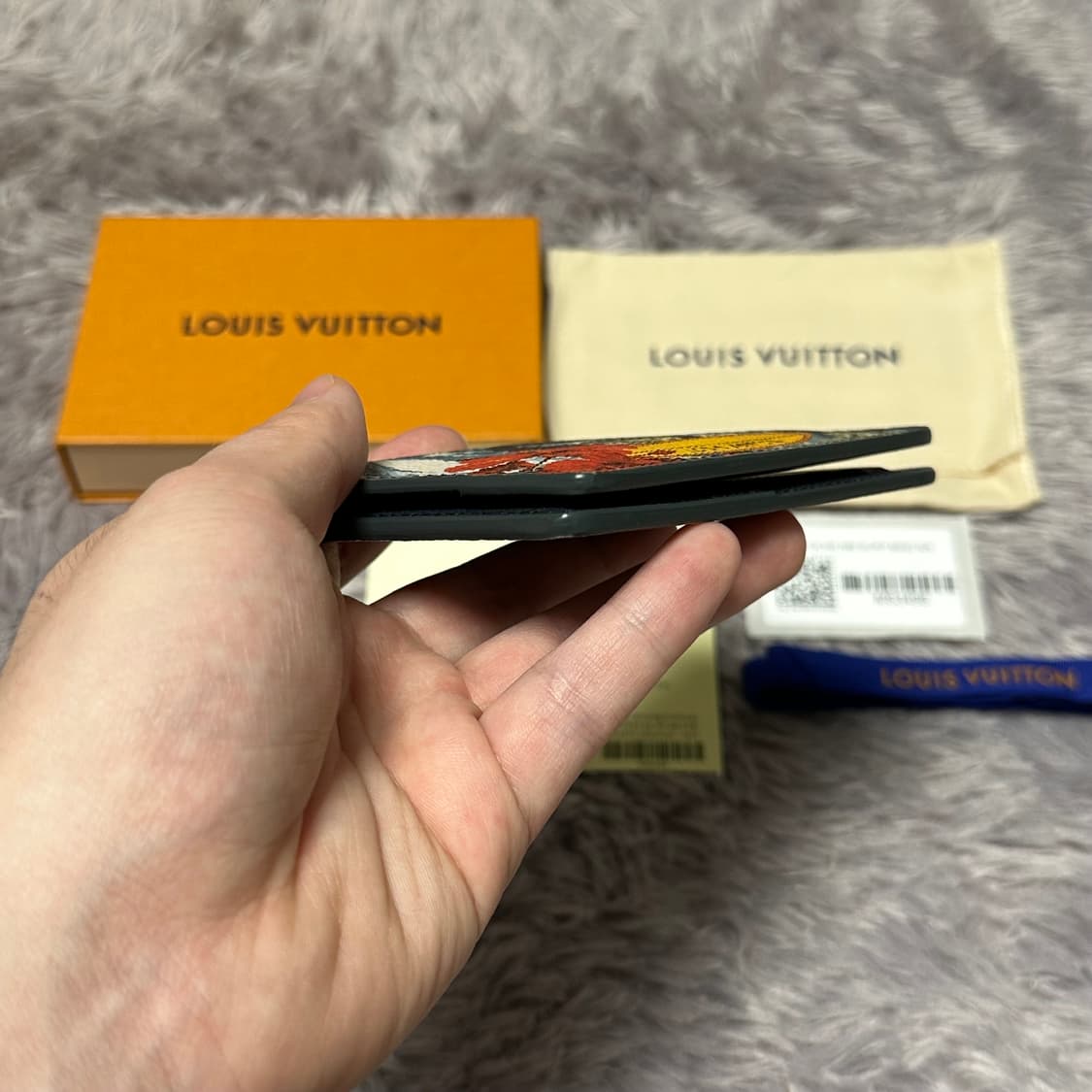 [풀구성] 루이비통 이클립스 서핑 오거나이저 카드지갑 네이비 상품이미지7