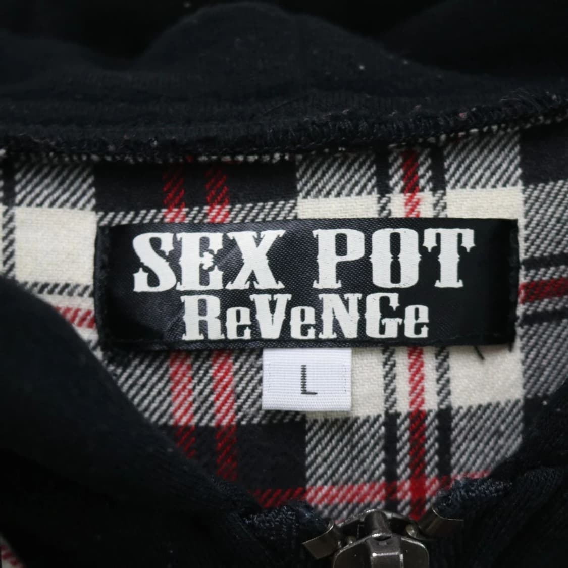 섹스팟리벤지 체크 펑크 후드 집업  60882 상품이미지9