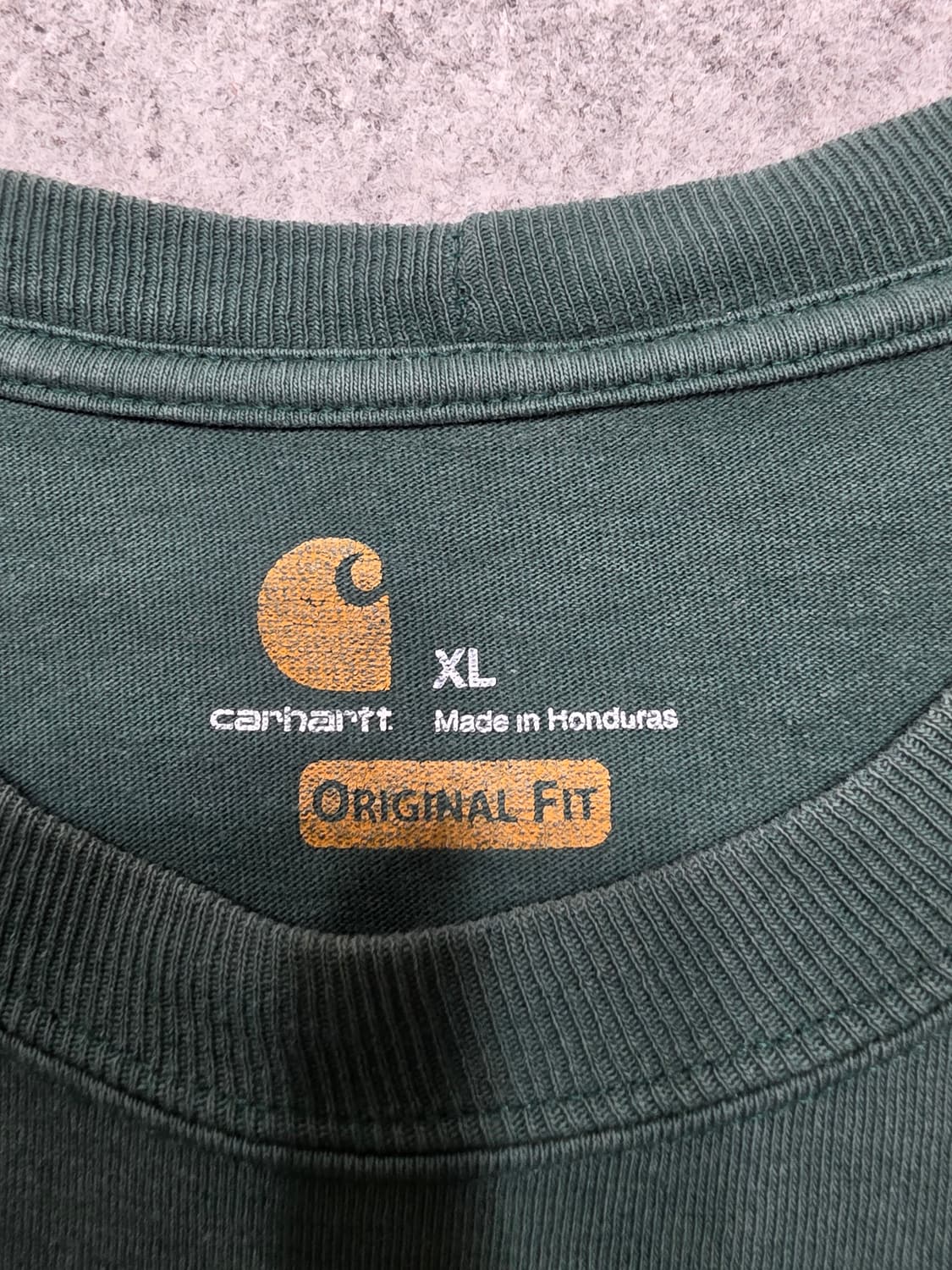 칼하트 오리지널핏 포켓 워크웨어 반팔티 XL 상품이미지7