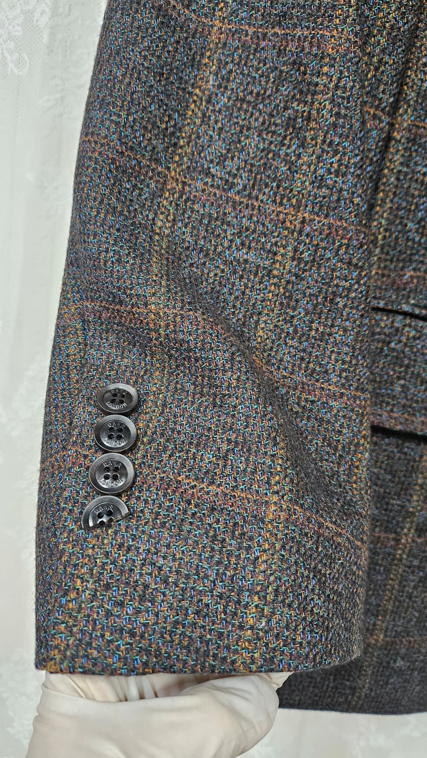 닥스 캐시미어 체크 블레이저 상품이미지5