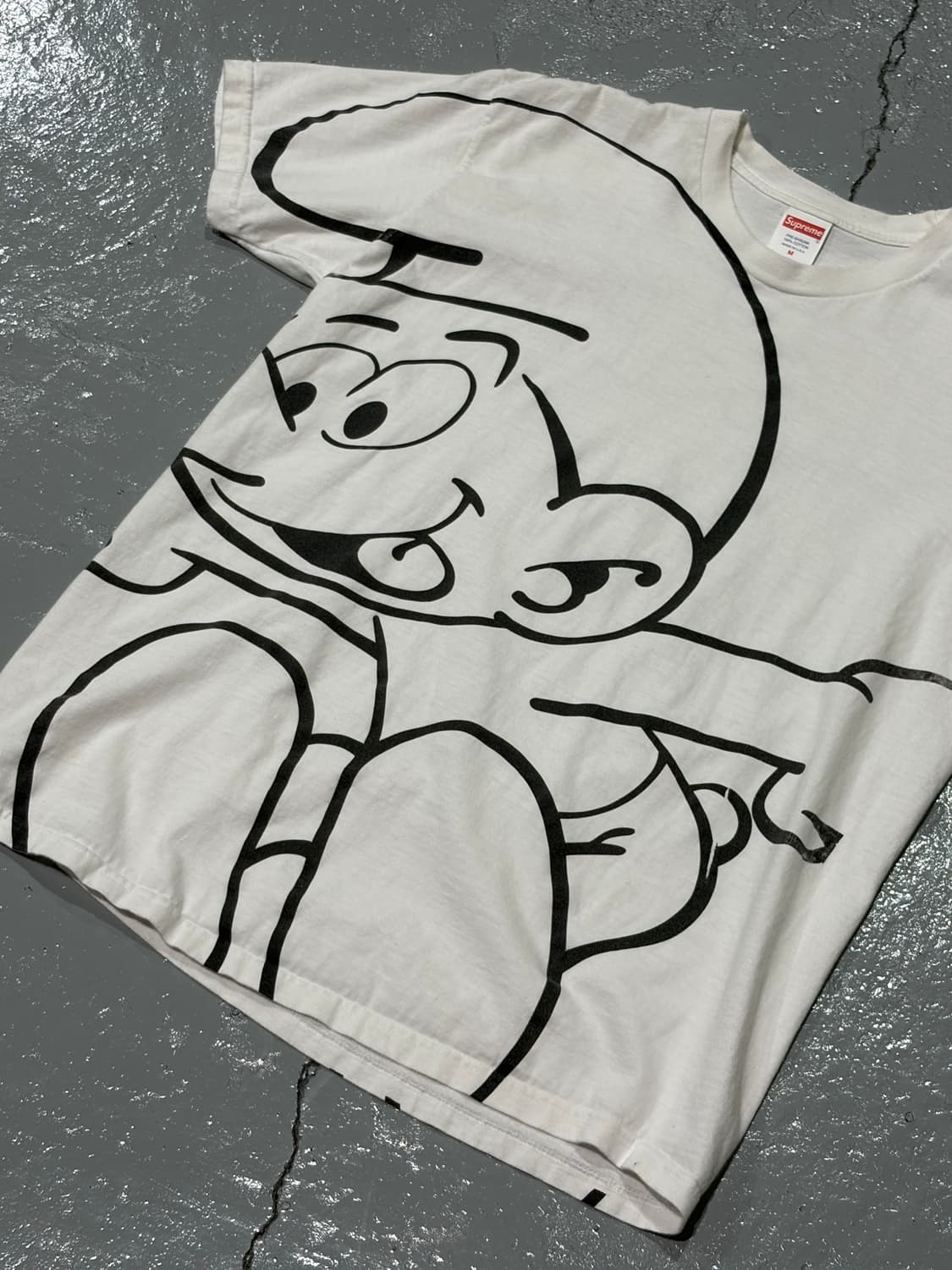 20FW 슈프림(Supreme) x 스머프 화이트 반팔 티셔츠 상품이미지2