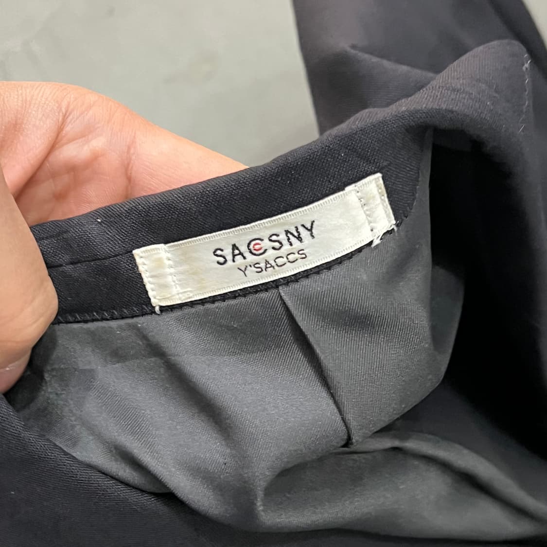  요지야마모토 3버튼 울 블레이저 y16169 상품이미지5