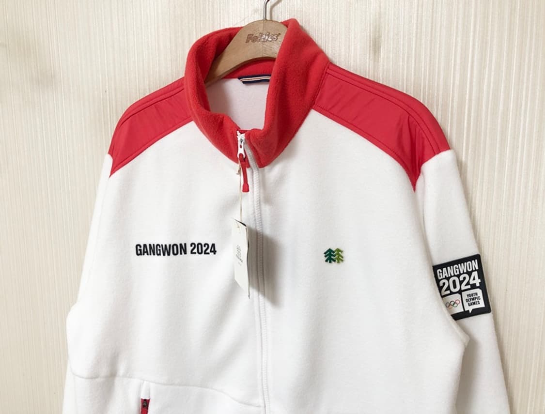 코오롱스포츠 2024 강원 동계청소년올림픽 선수지급 플리스자켓 110 상품이미지5