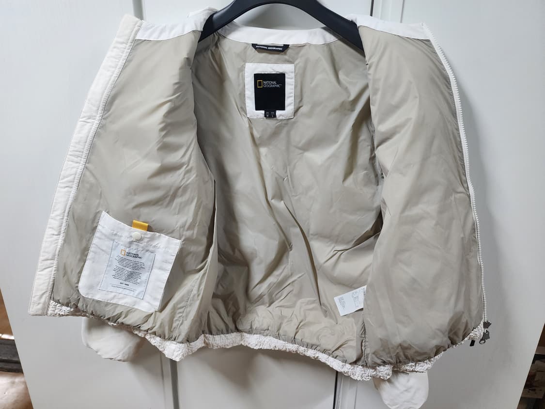내셔널지오그래픽 여성 U넥 경량 패딩 아이보리 100 상품이미지6