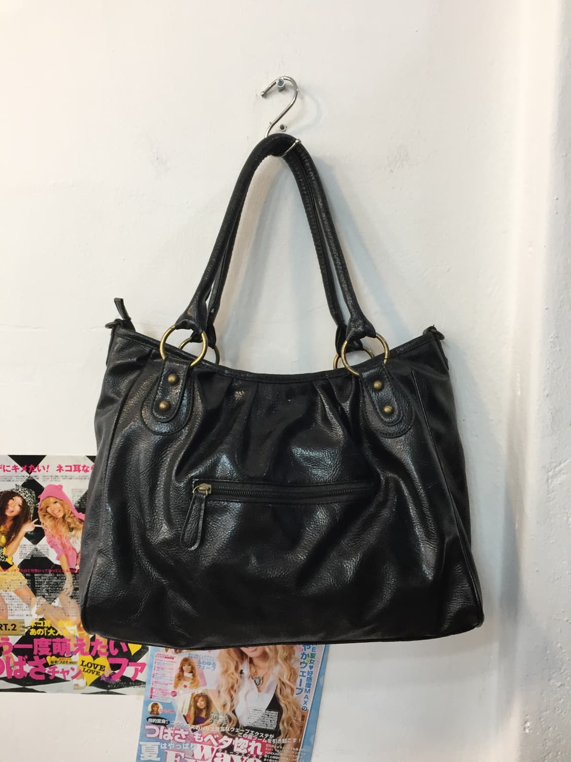 빈티지 소프트 레더 보부상 숄더백 상품이미지5