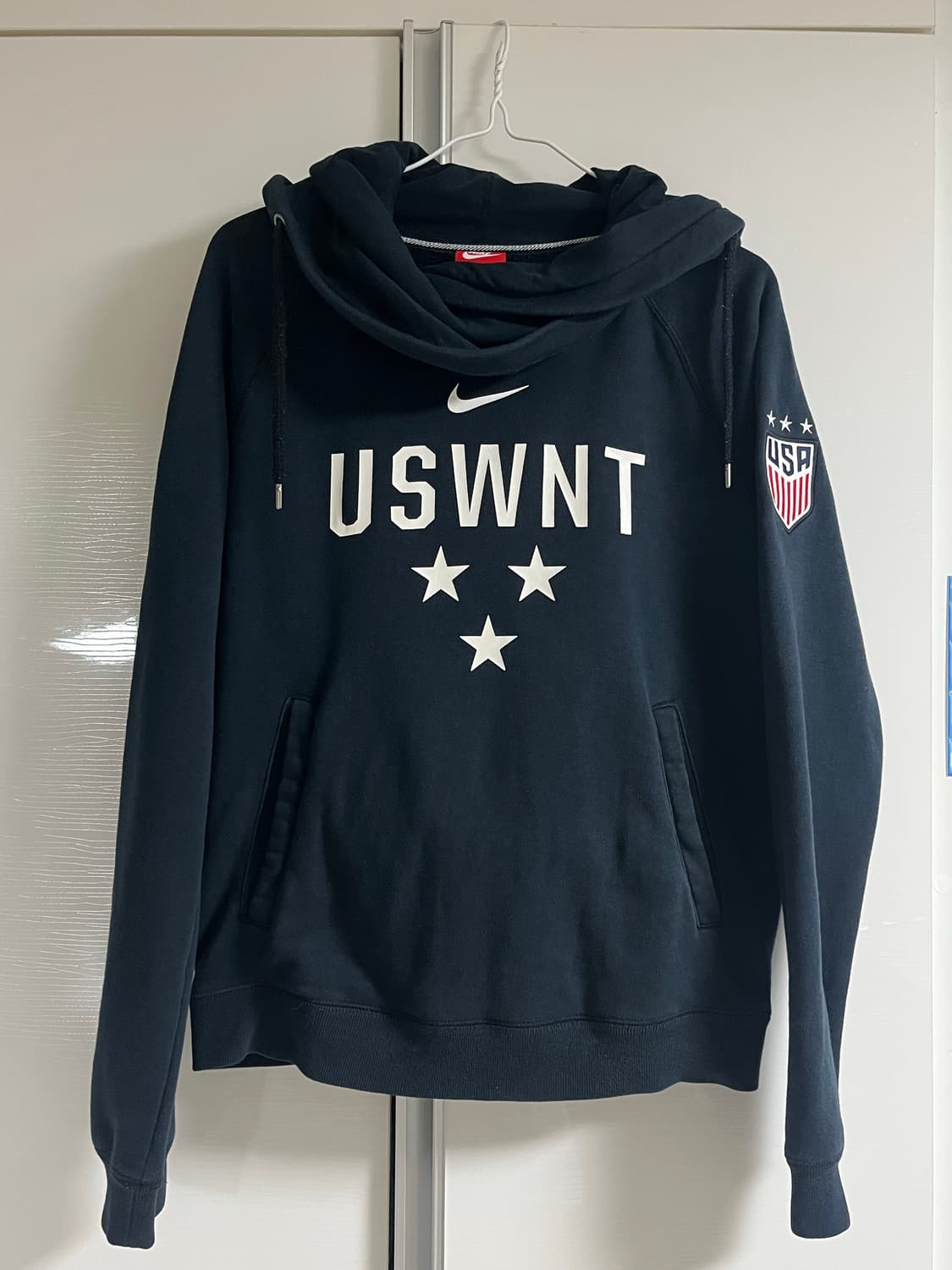 나이키 카울넥 풋볼 후드티 네이비 상품이미지2