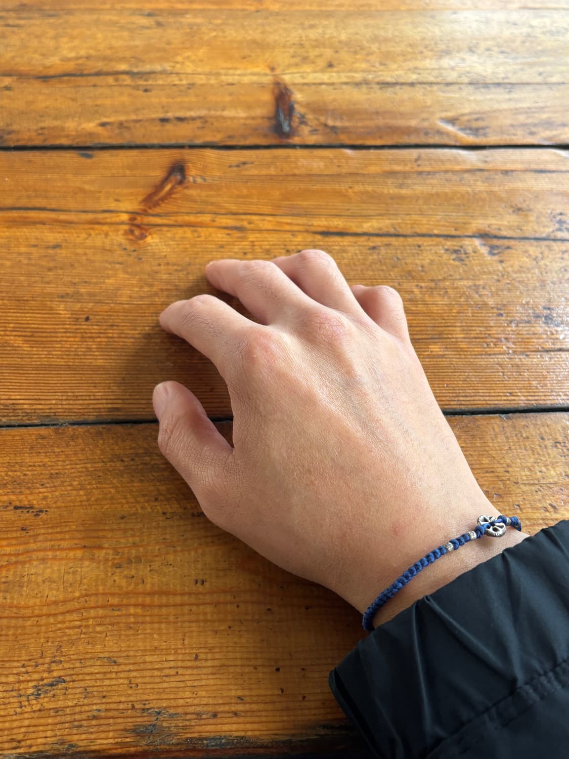 워터프루프 실버 소원 팔찌 (블루) 상품이미지3