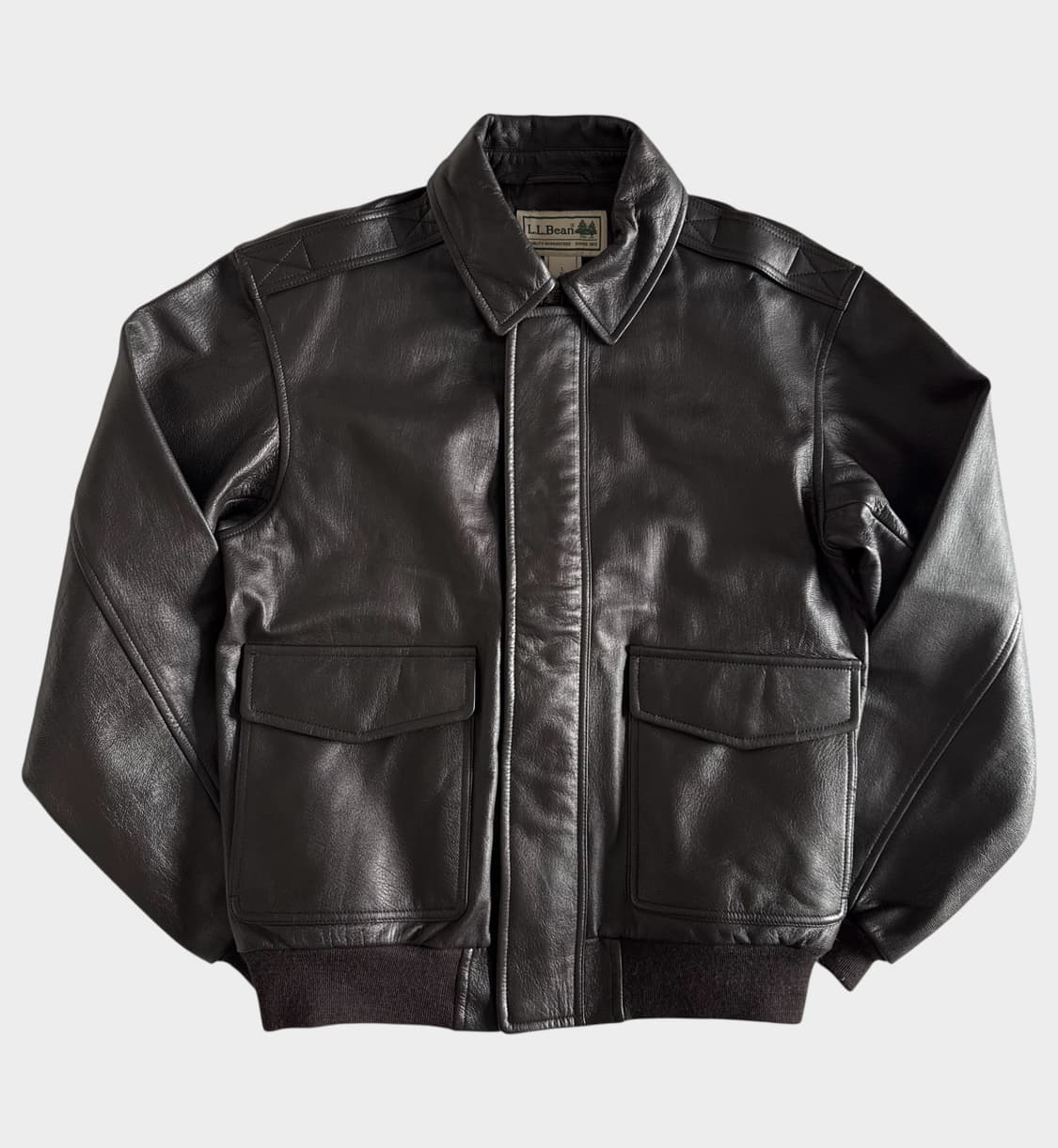 [L] 엘엘빈 ll bean A2 레더 자켓 상품이미지2