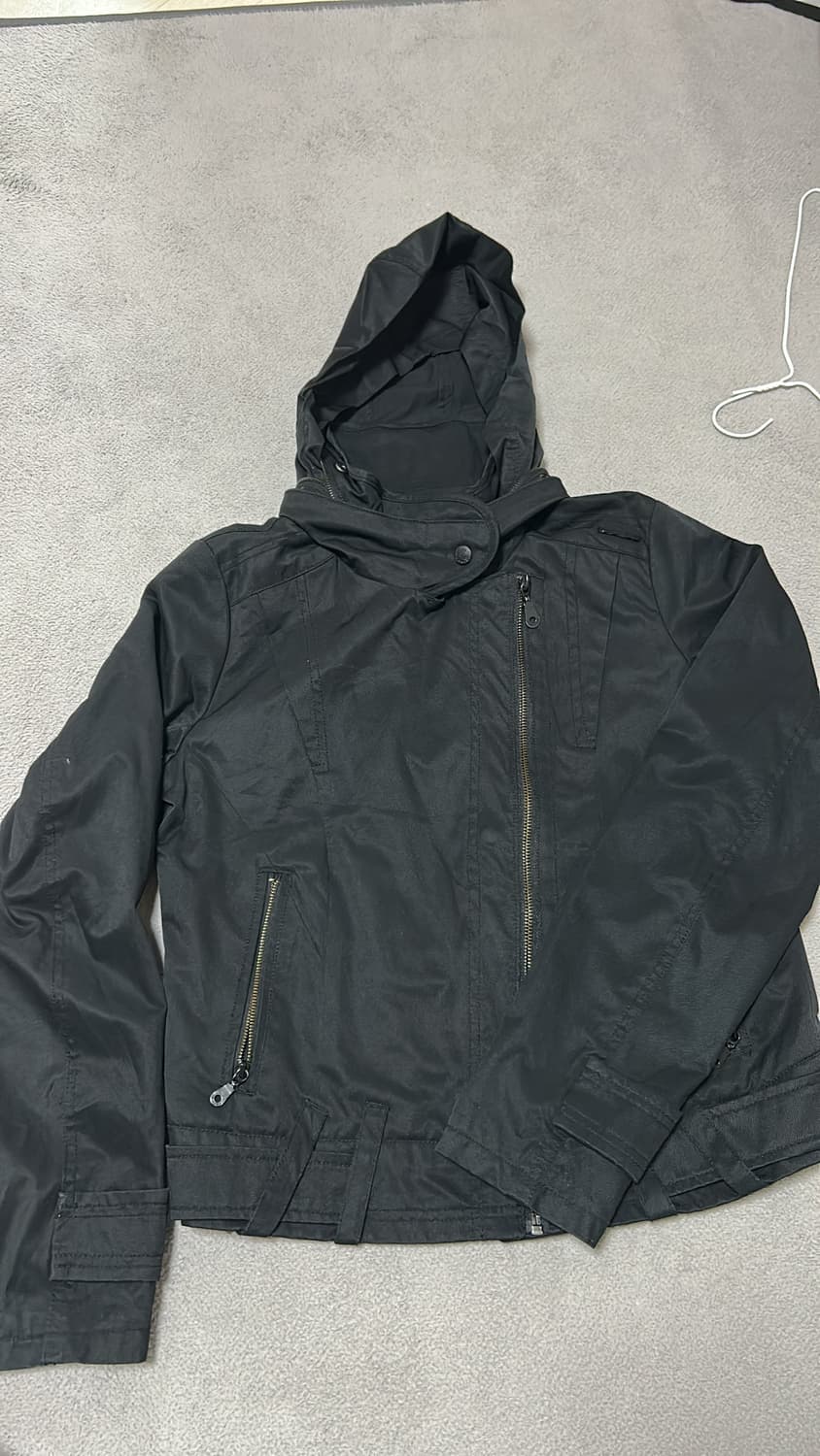 빈티지 사선 후드 자켓 상품이미지3