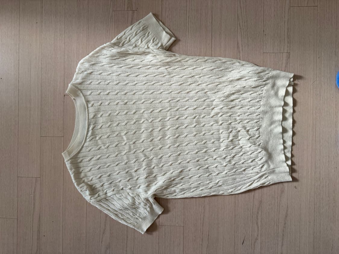 보세 머슬핏 니트반팔티 M 상품이미지1