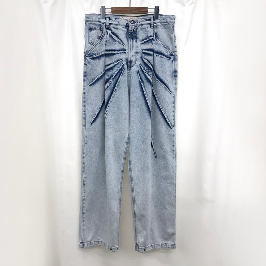 PDF 미드라이즈 루즈 컷 데님 팬츠 상품이미지3