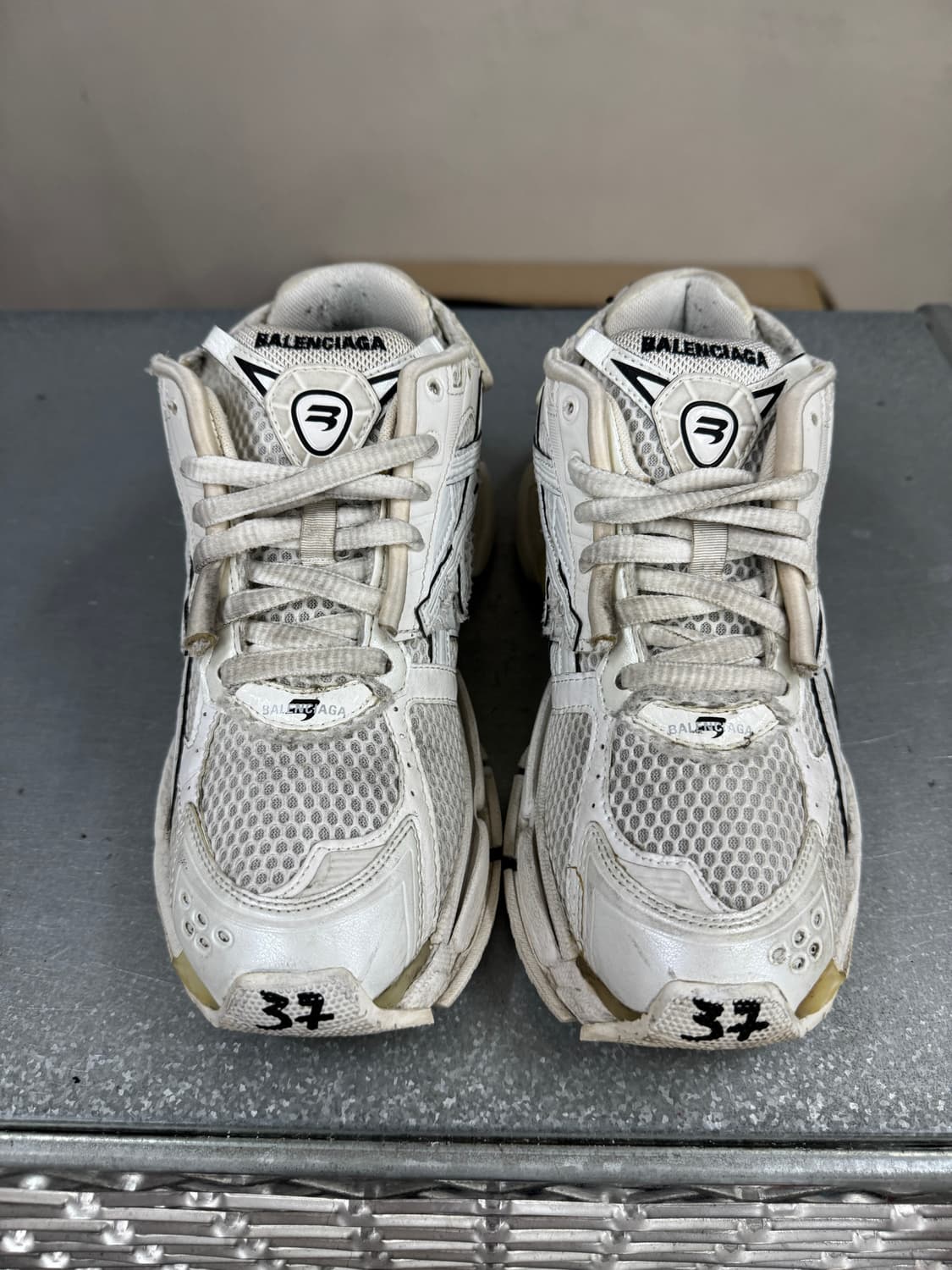 발렌시아가 뉴러너 화이트 37 (gr-3363) 상품이미지6