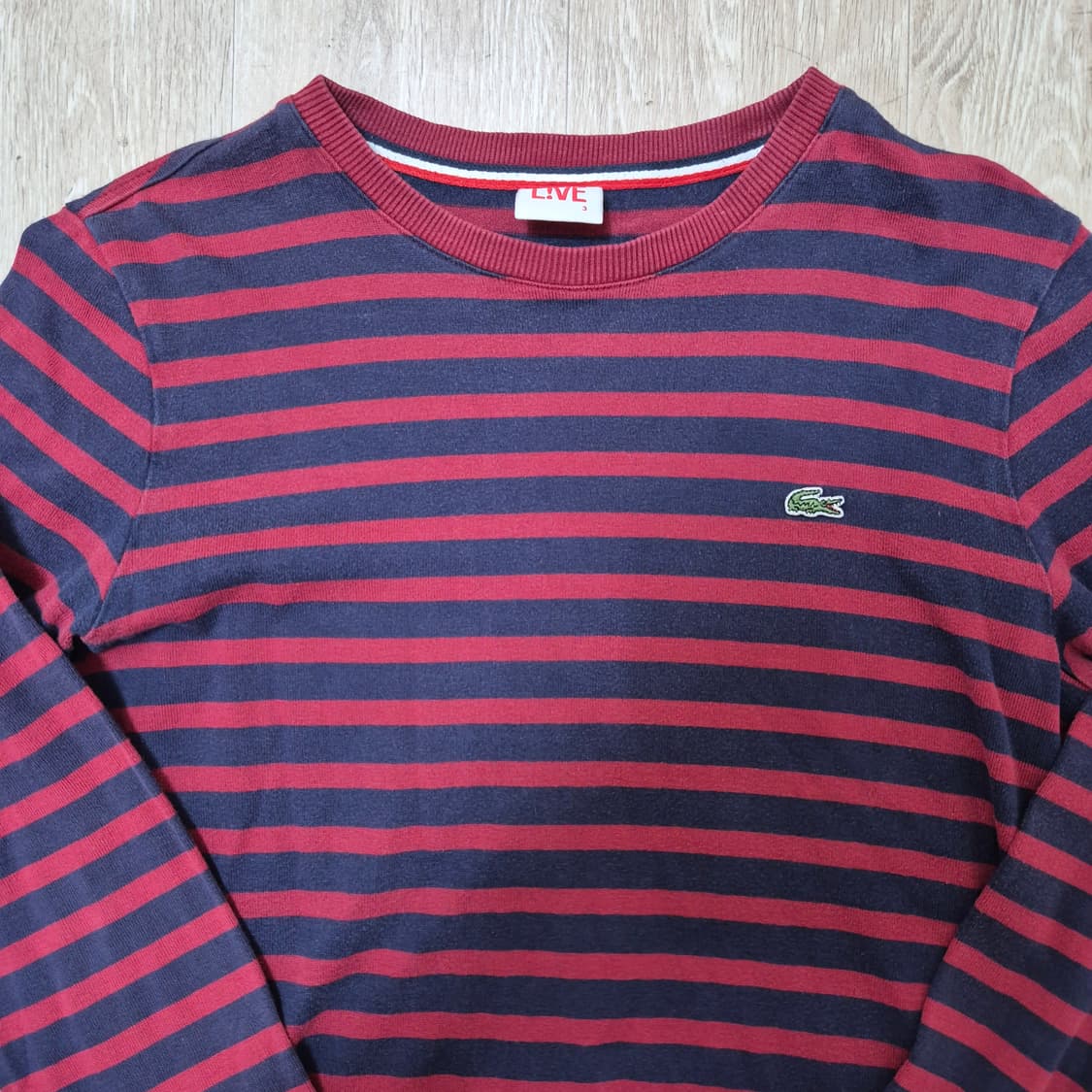 라코스테 라이브 스트라이프 긴팔티 상품이미지2