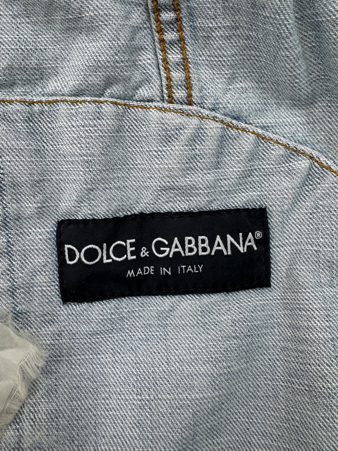 돌체앤가바나 투 패널 데님앤스웻 집업 자켓 상품이미지7