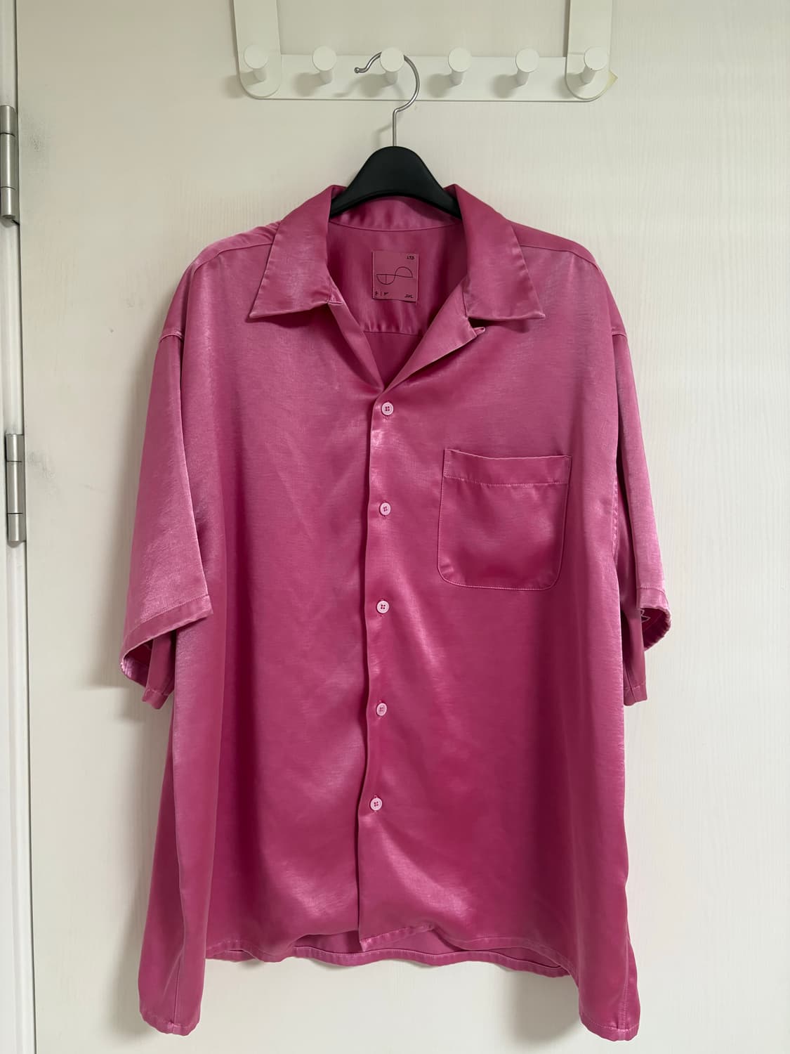 느린양반 콜라보 R-LIKE HALF SHIRT PINK 상품이미지1