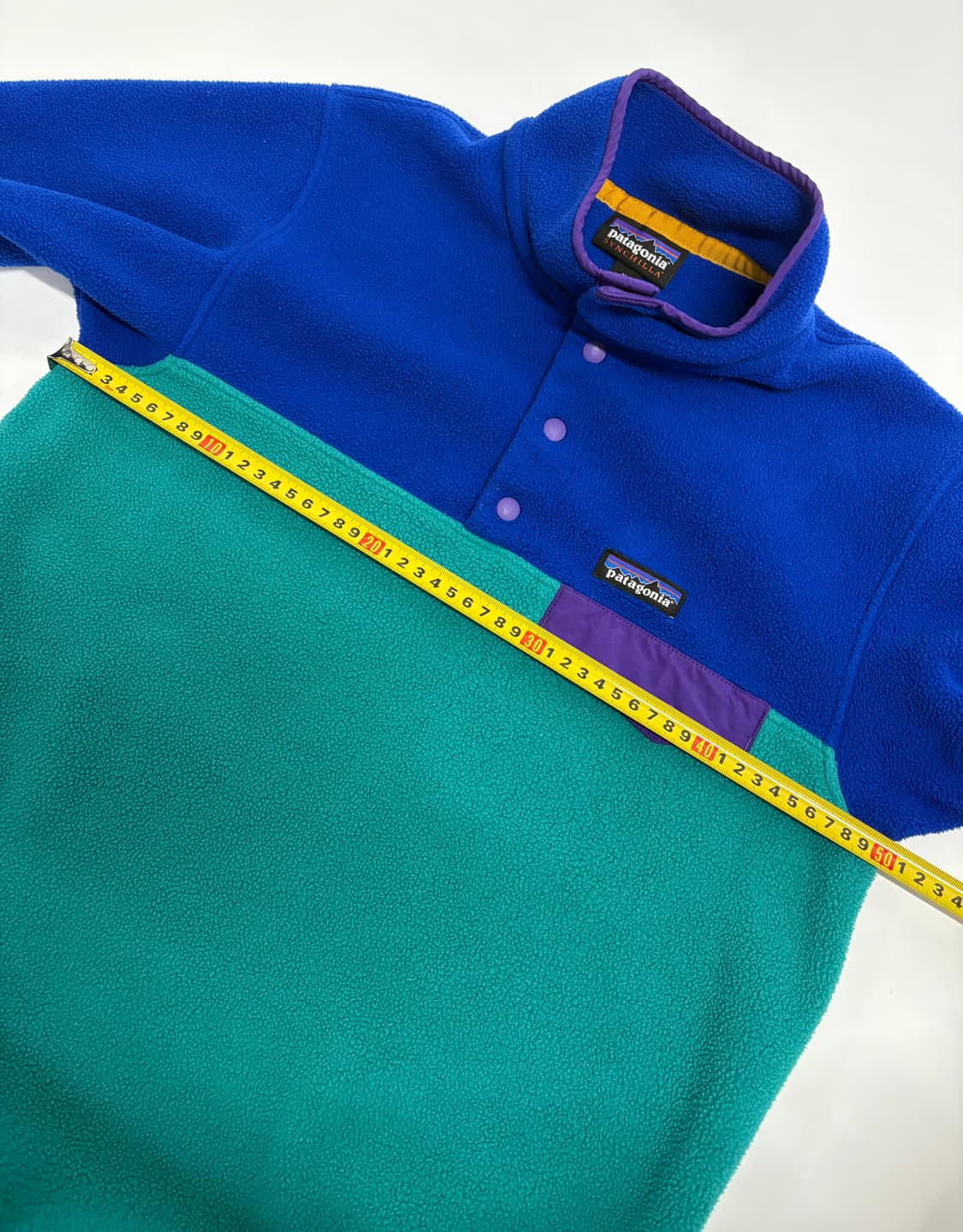 빈티지 파타고니아 신칠라스냅티 블루/그린 우먼즈M 상품이미지7