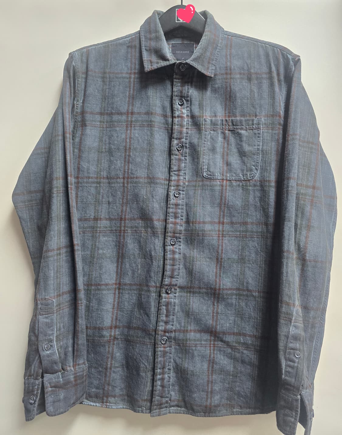 버커루 가먼트다잉 셔츠  M 상품이미지1