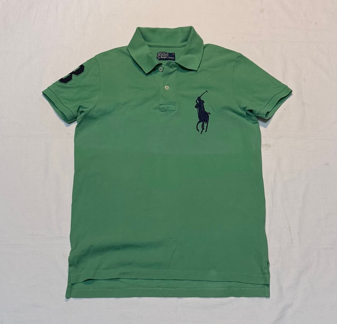 폴로 랄프로렌 유럽판 빅포니 카라티 파스텔 그린 상품이미지1