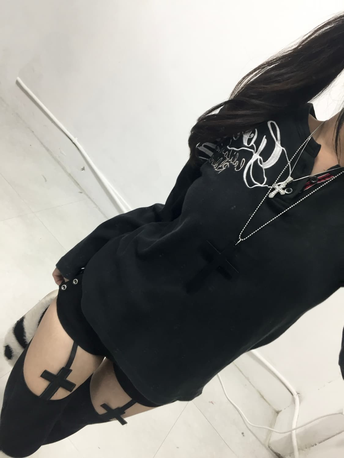 [GOTCHA] 펑크 y2k 레터링 롱슬리브  상품이미지2