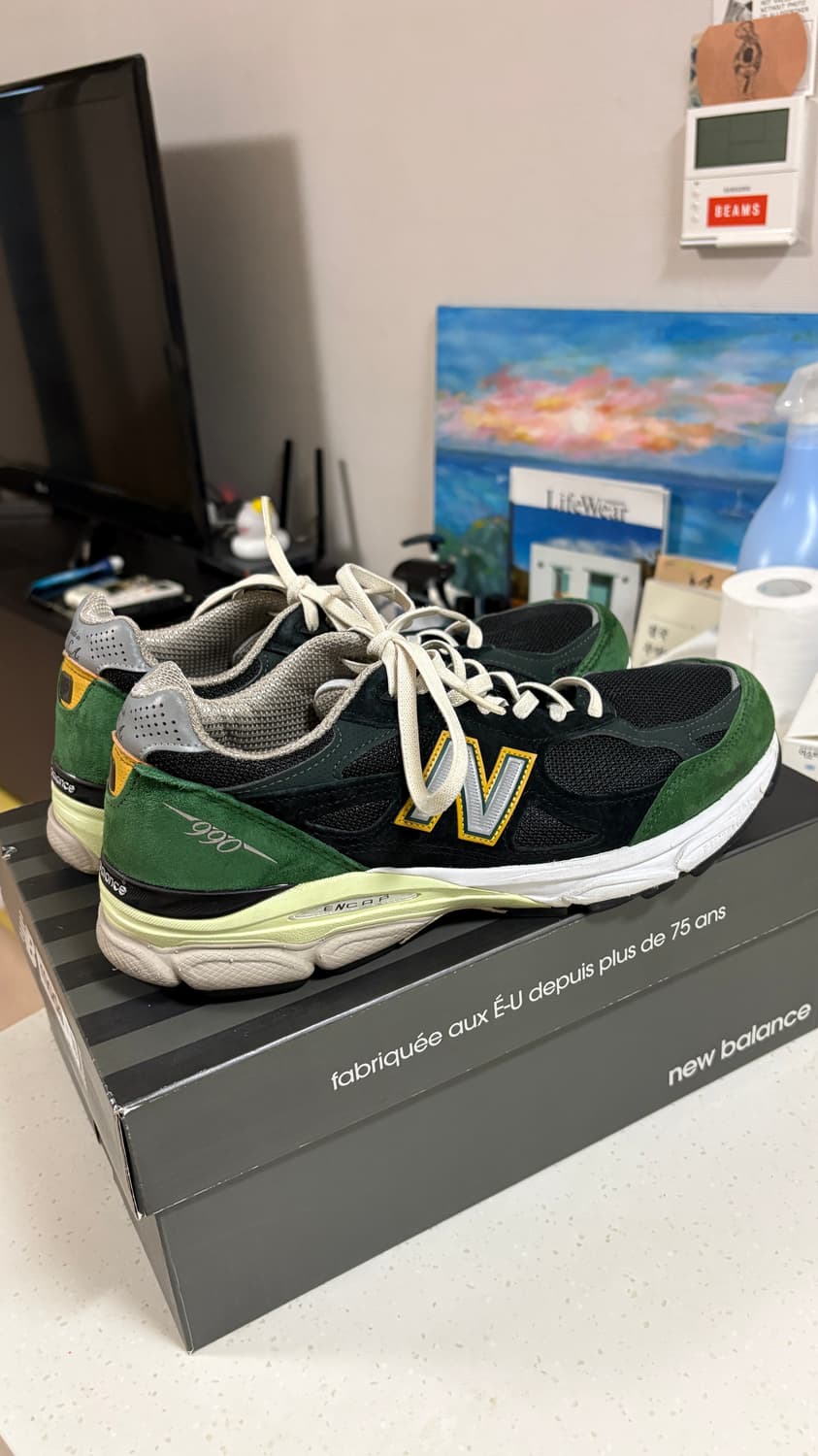 뉴발란스990 USA 블랙그린 280 상품이미지9