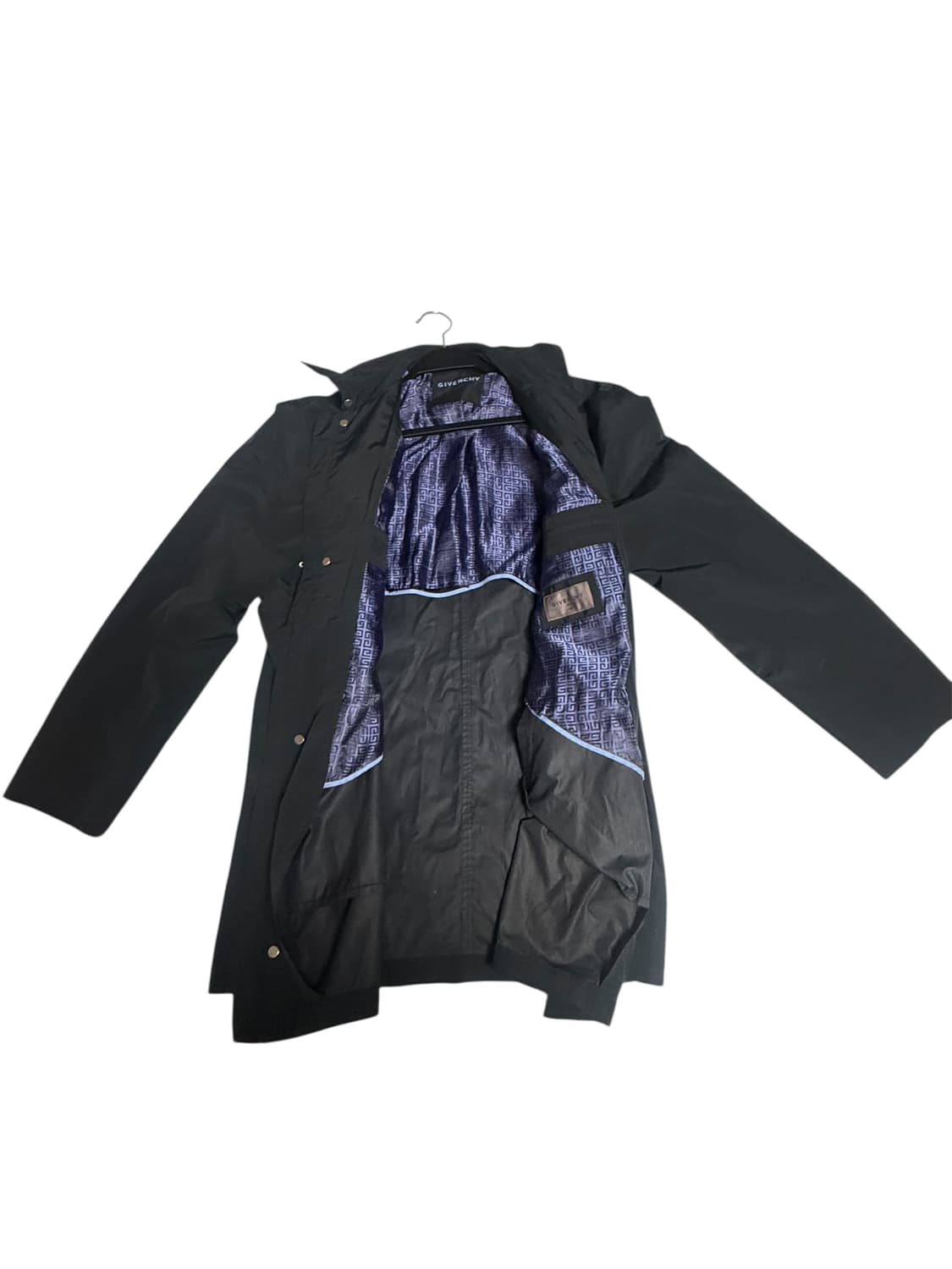 [지방시] 올드머니 끝판왕 모노그램 안감 블랙 하프 맥코트 100(L) 상품이미지4