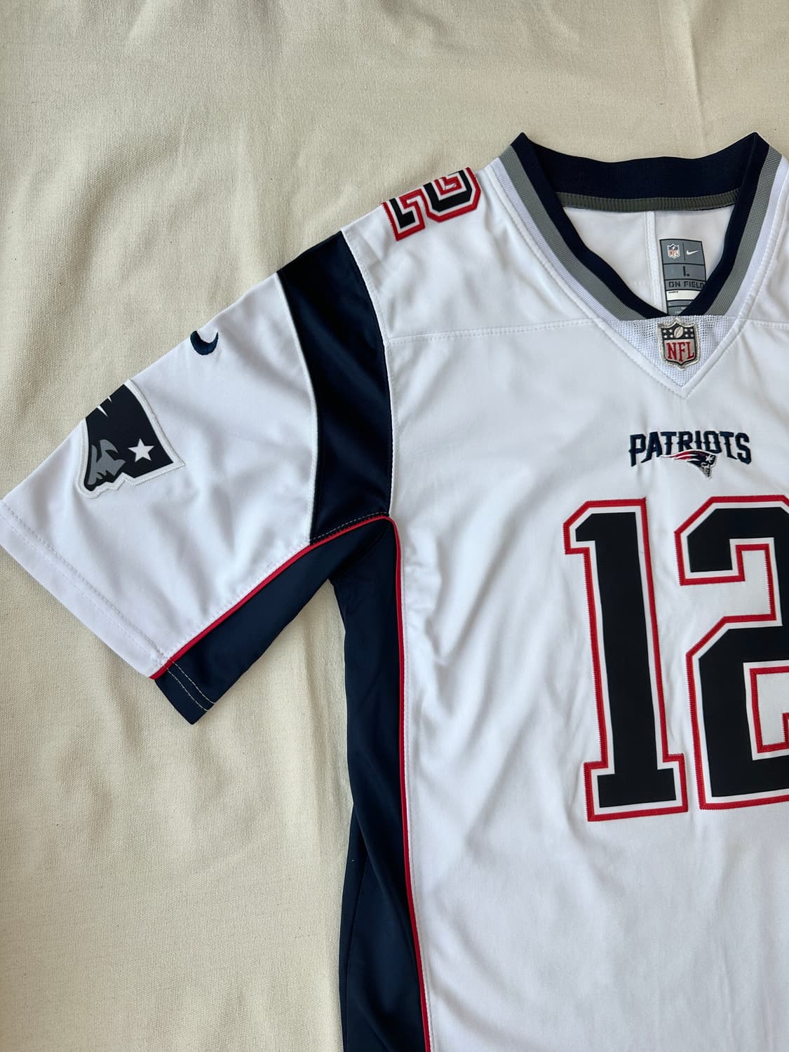 나이키 뉴잉글랜드 패트리어츠 톰 브래디 NFL 져지 화이트 L 상품이미지2