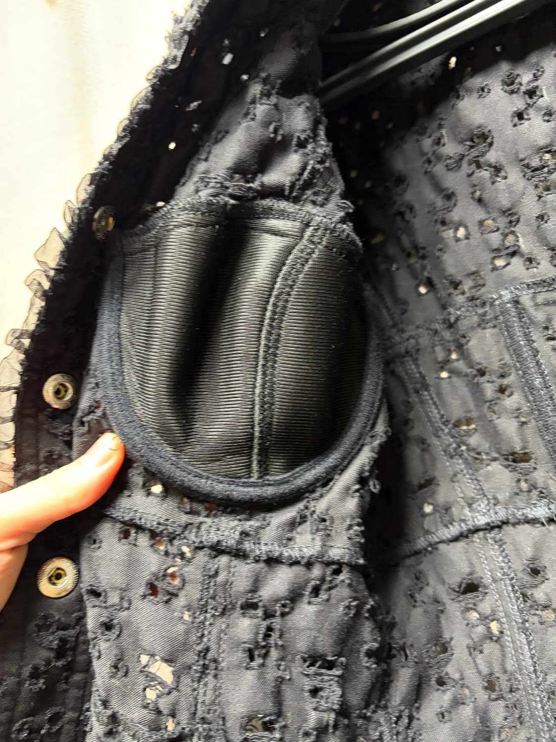 Gianfranco Ferre 펀칭 코르셋 자켓 상품이미지2