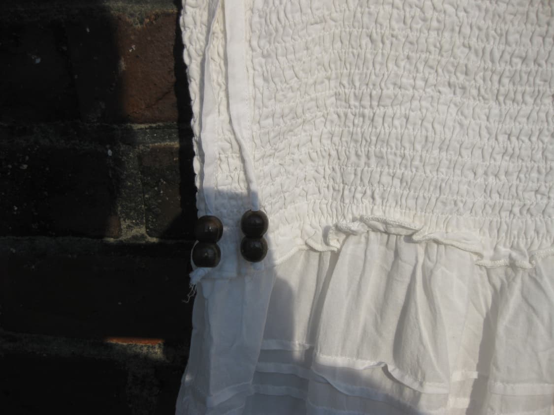 화이트 뷔스티에 원피스 상품이미지4