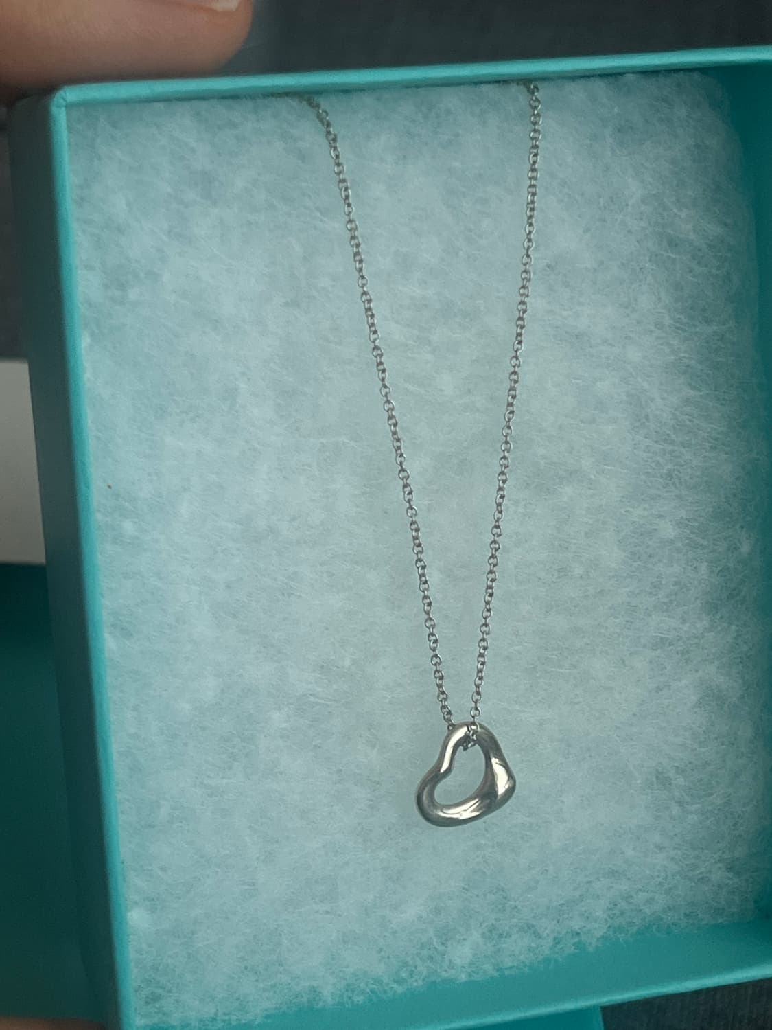 티파니 앤코 엘사퍼레티 오픈하트 11mm 목걸이 상품이미지2