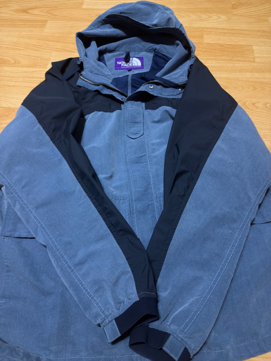 노스페이스 퍼플라벨 인디고 마운틴 윈드 파카 상품이미지2