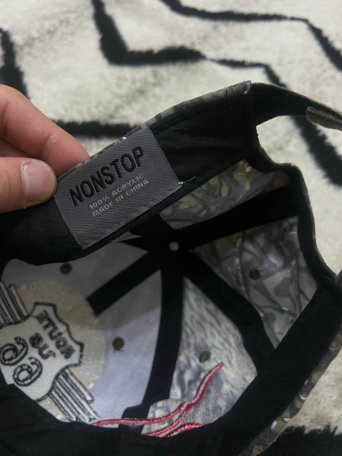 빈티지 리얼트리 자수 볼캡 상품이미지5