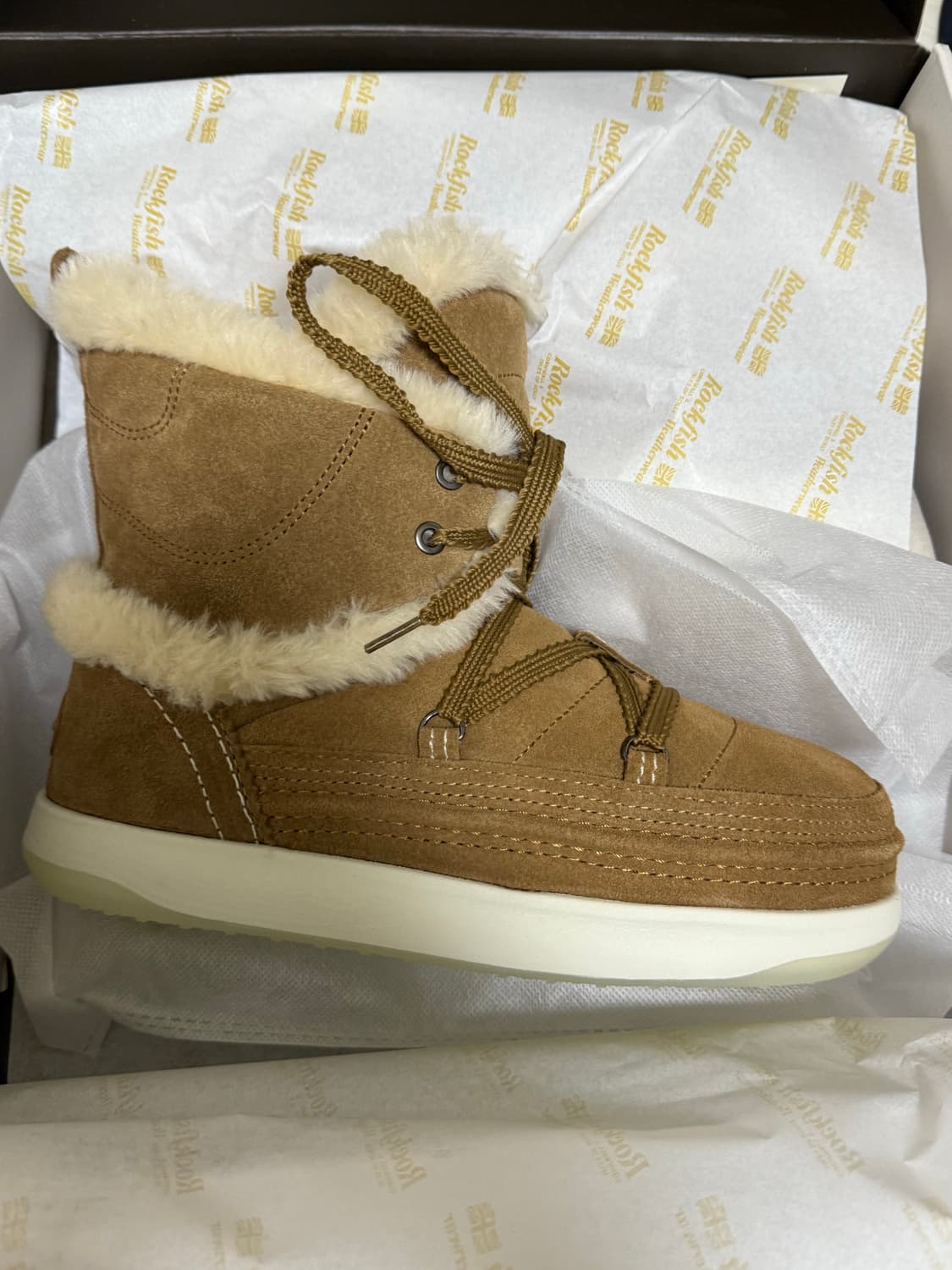 락피쉬웨더웨어 코쿤 스웨이드 부츠 체스트넛 상품이미지5