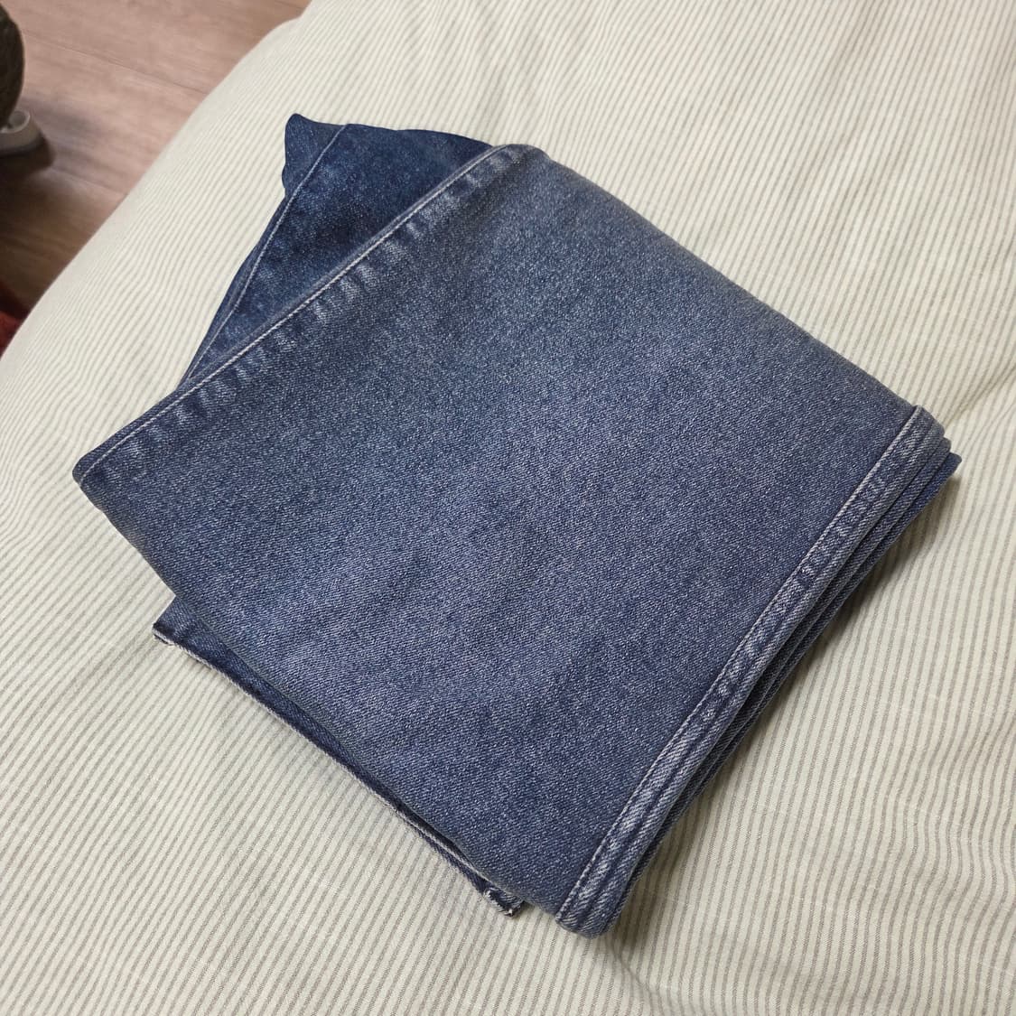 포터리 원워시드 스트레이트 데님 2 딥블루 / 청바지 상품이미지5