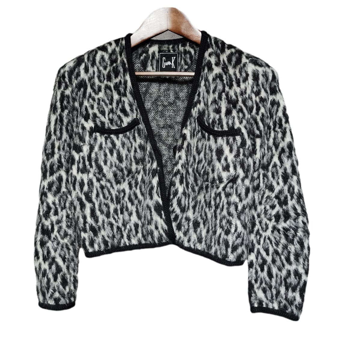 GK 일본 갸루 레오파드 빈티지 가디건 상품이미지1