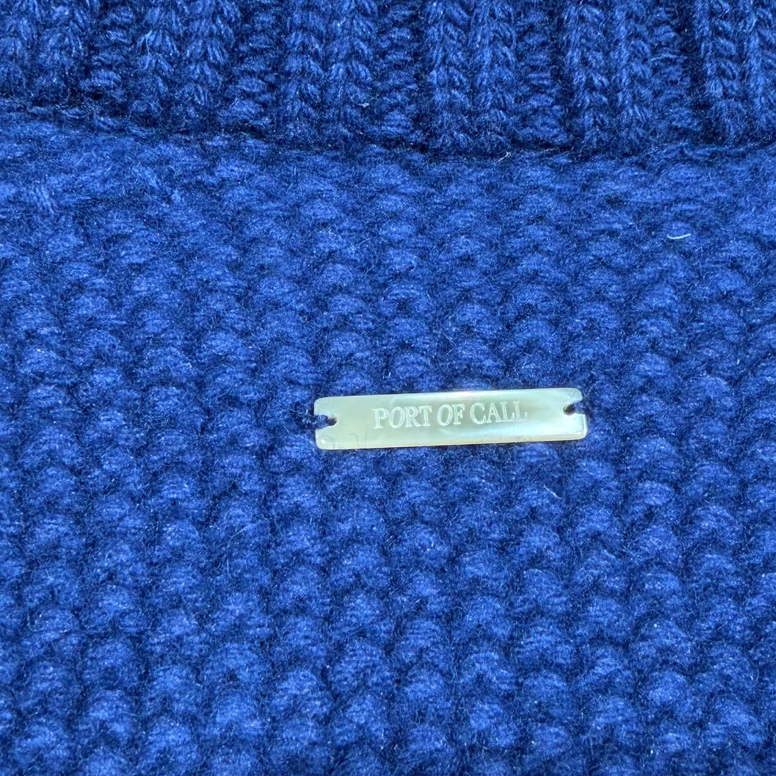 포트오브콜 헤비 캐시미어 니트 집업 피셔맨 상품이미지6