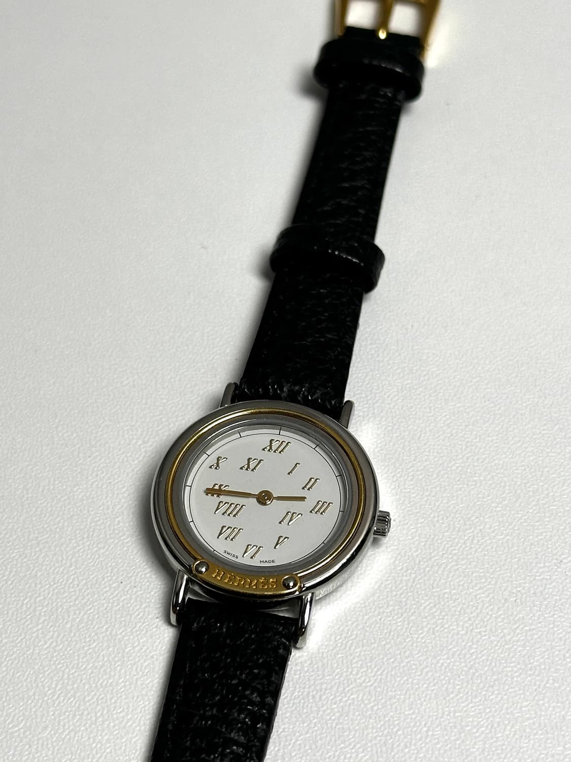 에르메스 메테오 미니 투톤 워치 – 1990s 파리지앵 클래식 상품이미지5